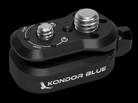 Kondor Blue Mini Lock Quick Release Plates for Professional Camera Workflows (Raven Black) Online now