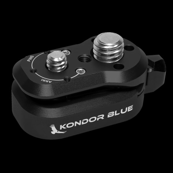 Kondor Blue Mini Lock Quick Release Plates for Professional Camera Workflows (Raven Black) Online now