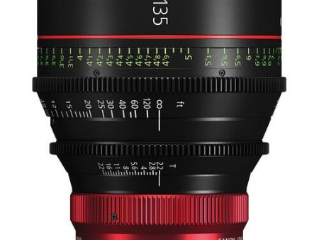 Canon CN-R 135mm T2.2 L F Cinema Prime Lens (RF Mount) For Sale