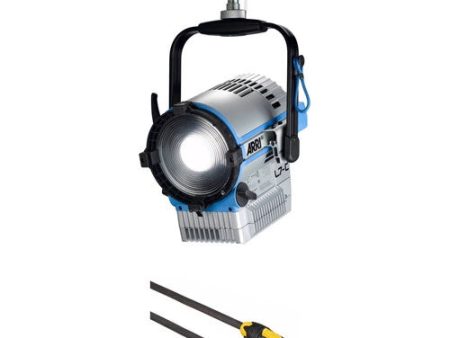 ARRI L7-C LE2 LED Fresnel with powerCON Cable (Silver Blue, Manual Mount) Online Hot Sale