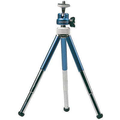 Promaster TRM-3 3-Section Mini Tripod, Blue Online now