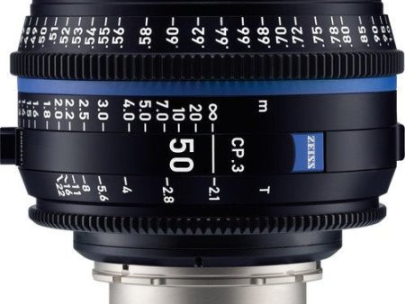 Zeiss 2177-328 CP.3 50mm T2.1 Compact Prime Lens (EF Mount, Feet) Fashion