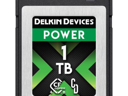 Delkin DCFX4P1TB 1TB POWER 4.0 CFexpress Type B Memory Card For Sale