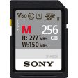 Sony SFM256 T2 SF-M Series UHS-II SDXC Memory Card, 256GB Online Sale