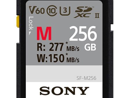 Sony SFM256 T2 SF-M Series UHS-II SDXC Memory Card, 256GB Online Sale