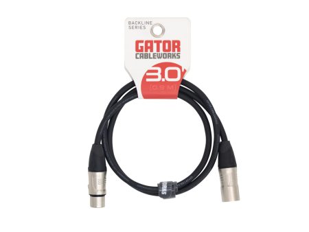 Gator Frameworks 3  XLR Microphone Cable Online Hot Sale