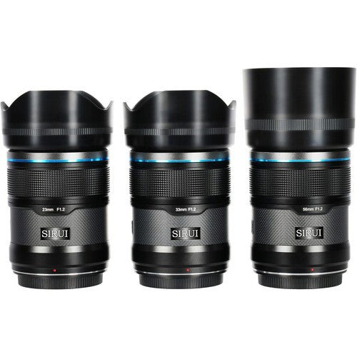 Sirui Sniper f 1.2 Autofocus 3-Lens Kit (Sony E, Black) Hot on Sale