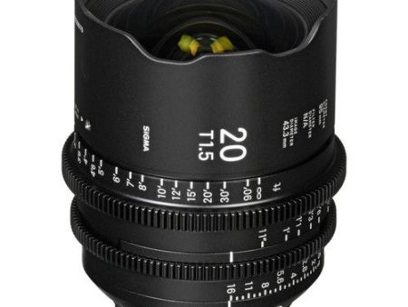 Sigma 20mm T1.5 FF High-Speed Prime (Sony E, Feet) Online