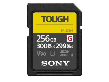 Sony SFG256T T1 SF-G Tough Series UHS-II SDXC Memory Card, 256GB Online Hot Sale