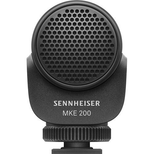 Sennheiser MKE200 Compact, Super-Cardioid On-Camera Microphone W Built-In Wind Protection & Shock Absorption For Sale