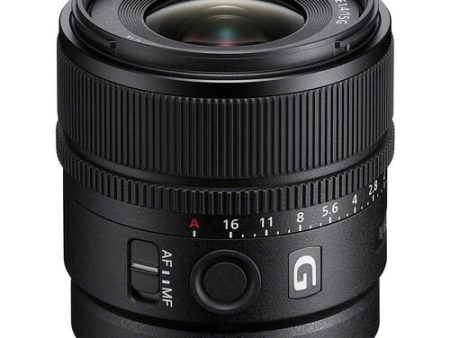 Sony SEL15F14G E 15mm f 1.4 G Lens, Ø55 Fashion