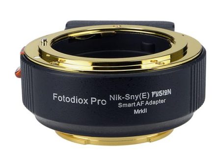 FotodioX NKGSNEFSNMK2 Fusion Smart AF Adapter Mark II, Nikon Nikkor F Mount G-Type Lens To Sony E-Mount Cheap