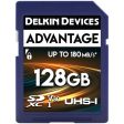 Delkin DSAV3128 128GB ADVANTAGE UHS-I SDXC Memory Card Supply