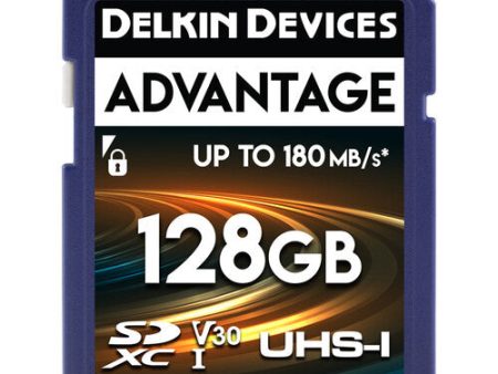 Delkin DSAV3128 128GB ADVANTAGE UHS-I SDXC Memory Card Supply