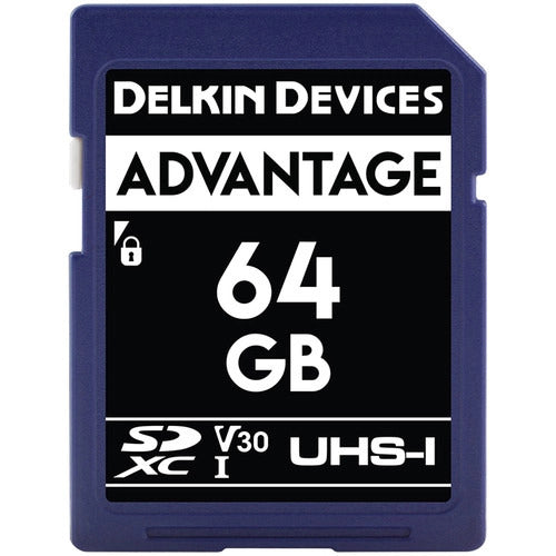 Delkin DDSDW63364GB 64GB Advantage UHS-I SDXC Memory Card Hot on Sale