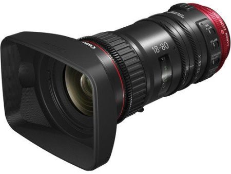 Canon CN-E 18-80mm T4.4 COMPACT-SERVO Cinema Zoom Lens (EF Mount) Online now