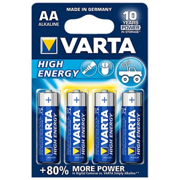 Varta AA4Pk AA High Energy 4 Pk Hot on Sale