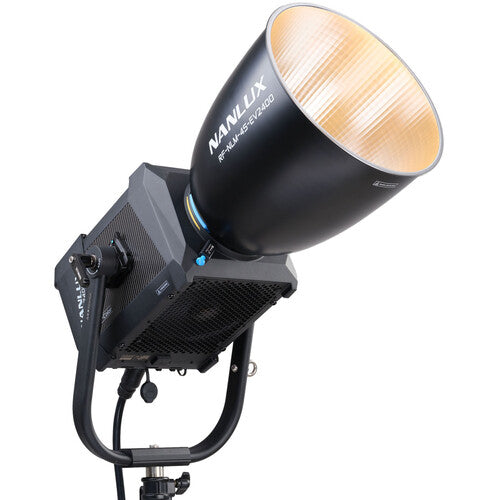 Nanlux Evoke 2400B 2400W Bi-Color LED Spot Light Road Case Kit (includes reflector in the case) on Sale