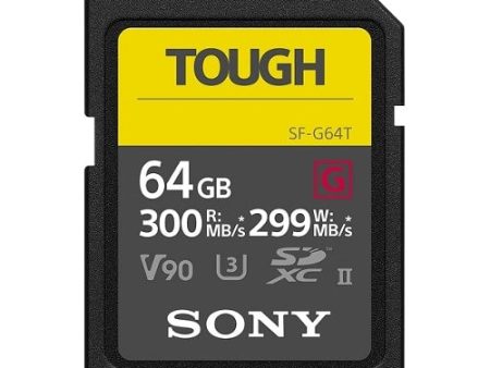 Sony SFG64T T1 SF-G Tough Series UHS-II SDXC Memory Card, 64GB Online