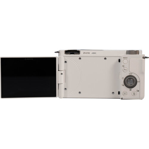 Sony ZVE10 W Mirrorless Camera, Body Only, White on Sale