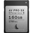 Angelbird 160GB AV PRO CFexpress 2.0 Type B SX Memory Card on Sale