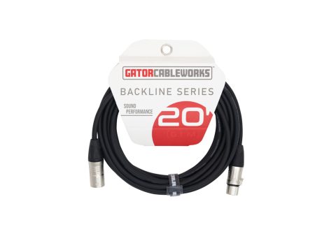 Gator Frameworks 20  XLR Microphone Cable Supply