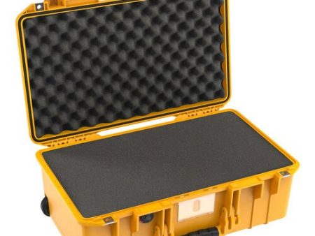 Pelican 1535AirWF Wheeled Carry-On Hard Case with Foam Insert (Yellow) Discount