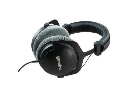 Gemini DJX-1000 Professional DJ Headphone (57mm Dynamic Drivers, 1 8  & 1 4  Connector, with 157.5 Inch Long Cable) Supply