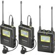 Saramonic Rx9+Tx9+Tx9 96-Ch Digital UHF Wireless Dual W Lavalier Mic F UWMIC9 System on Sale