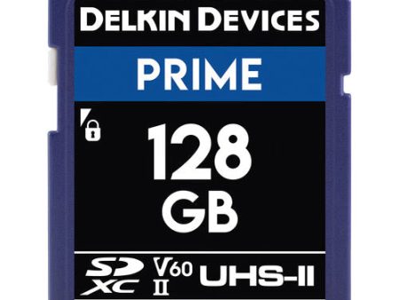 Delkin DDSDB1900128 128GB Prime UHS-II SDXC Memory Card Sale