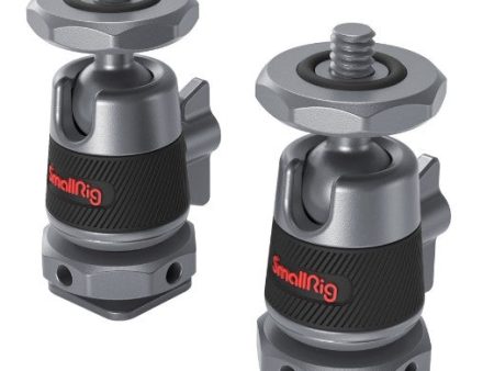 SmallRig 2948B Mini Ball-Head Mounting Support Kit with Removable Cold Shoe (2pcs) Discount