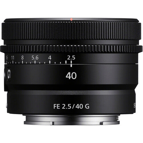 Sony SEL40F25G FE 40mm f 2.5 G Lens, Ø49 Online