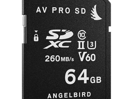 Angelbird 64GB AV Pro MK2 UHS-II SDXC Memory Card Fashion