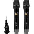 Gemini GMU-M200 Dual Handheld UHF Wireless Microphone System with Plug-In Receiver (512 to 541.7 MHz) Online Hot Sale