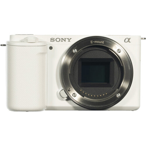 Sony ZVE10 W Mirrorless Camera, Body Only, White on Sale