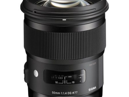 Sigma 50mm F 1.4 DG HSM Art F Nikon, Ø77 on Sale