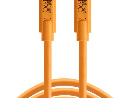 Tether Tools CUC15-ORG Tetherpro USB Type-C To Type-C Extension Cable (15  Orange) Cheap