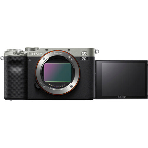 Sony A7C Full-Frame Compact Mirrorless Camera, Body Only, Silver Cheap