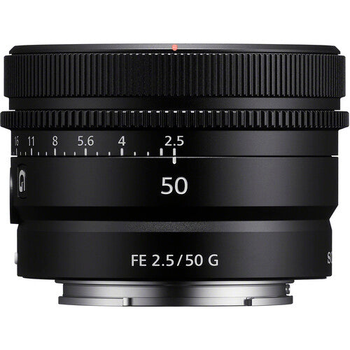 Sony SEL50F25G FE 50mm f 2.5 G Lens, Ø49 Supply