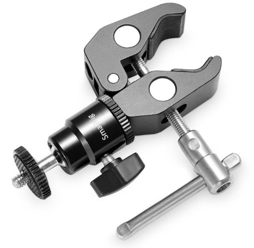 SmallRig 1124 Clamp Mount with 1 4  Screw Ball Head Mount Online now