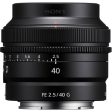 Sony SEL40F25G FE 40mm f 2.5 G Lens, Ø49 Online