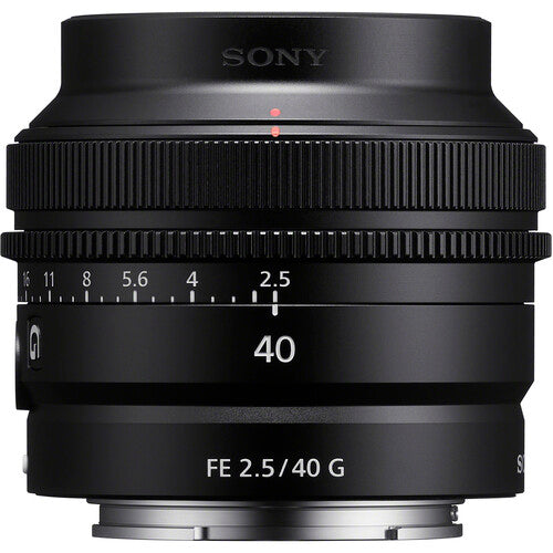 Sony SEL40F25G FE 40mm f 2.5 G Lens, Ø49 Online