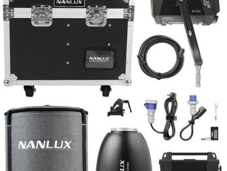 Nanlux Evoke 2400B 2400W Bi-Color LED Spot Light Road Case Kit (reflector in a soft bag) Online Hot Sale