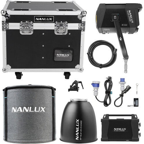 Nanlux Evoke 2400B 2400W Bi-Color LED Spot Light Road Case Kit (reflector in a soft bag) Online Hot Sale