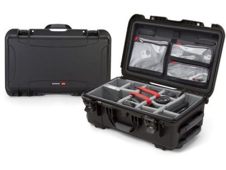 Nanuk 935 Wheeled Waterproof Hard Case Pro Photo Video Kit with Padded Dividers & Lid Organizer (Black, 28.5L) Cheap