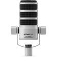 Rode PodMic USB and XLR Dynamic Broadcast Microphone White Online Sale