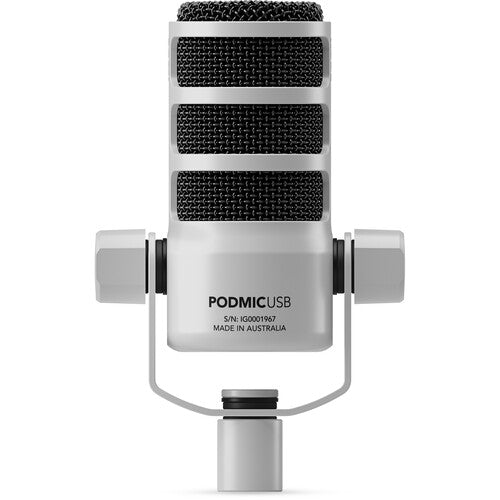 Rode PodMic USB and XLR Dynamic Broadcast Microphone White Online Sale