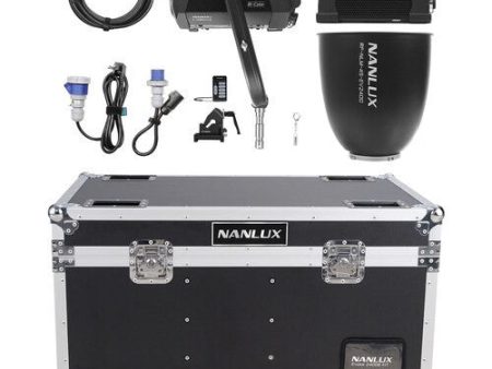 Nanlux Evoke 2400B 2400W Bi-Color LED Spot Light Road Case Kit (includes reflector in the case) on Sale