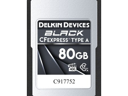 Delkin DCFXABLK80 CFexpress Type-A Black 80GB Memory Card Discount