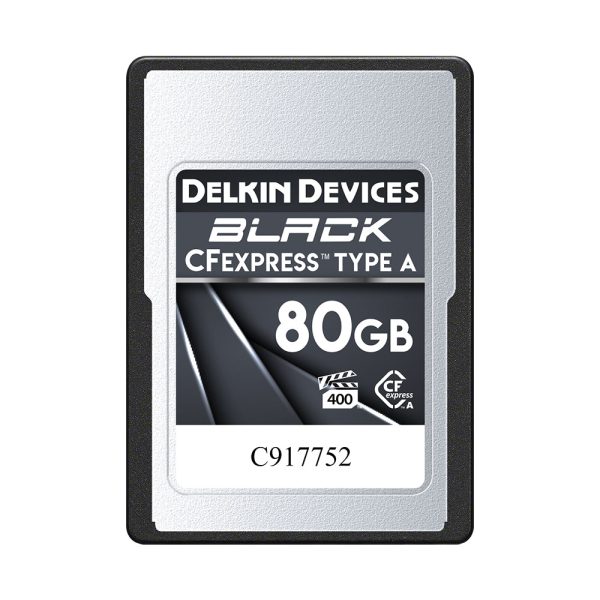 Delkin DCFXABLK80 CFexpress Type-A Black 80GB Memory Card Discount